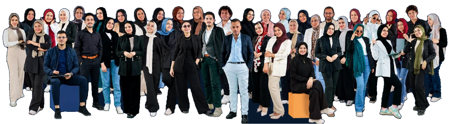 صورة جماعية لفريق عمل شركة تميز